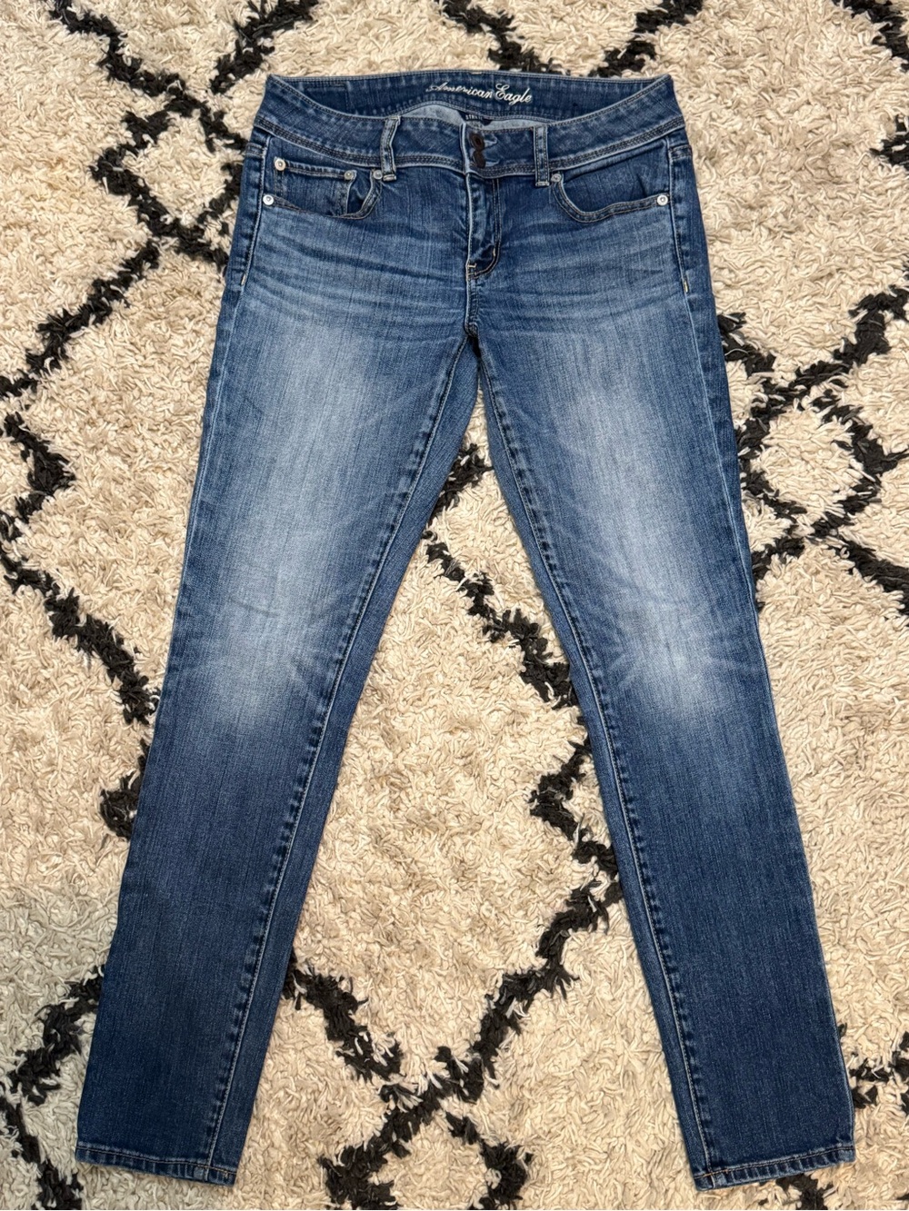 AMERICAN EAGLE Women’s Dark Blue Skinny Jeans